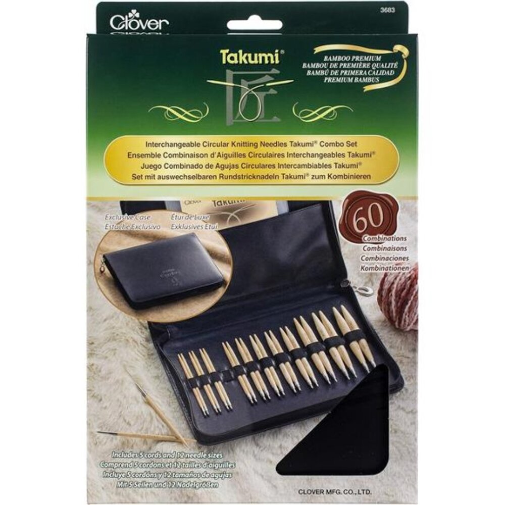 Combo Interchangeable Circular Knitting Needles